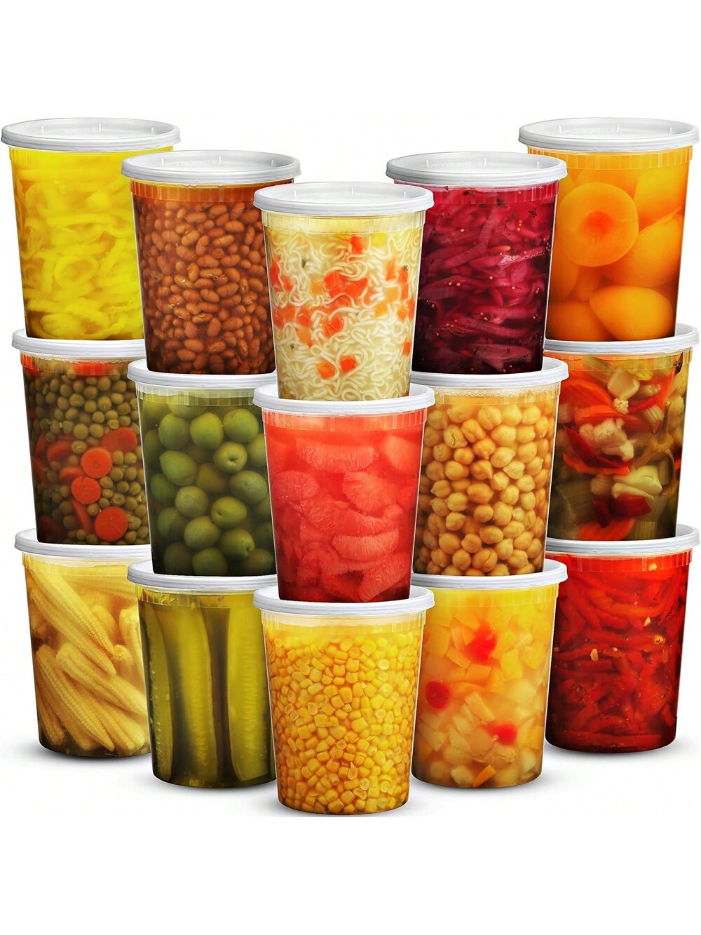Meal Prep Soup - 24er Pack 32 Unzen Deli-Behälter mit