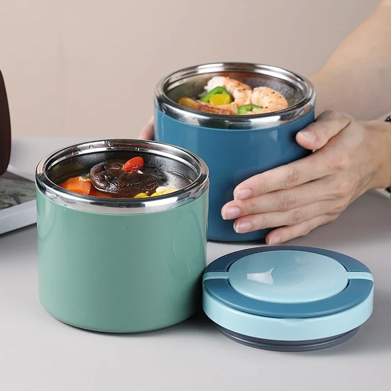 Meal Prep Soup - 630/1000 ml isoliertes Lebensmittelglas, Thermos-Lunchbox aus