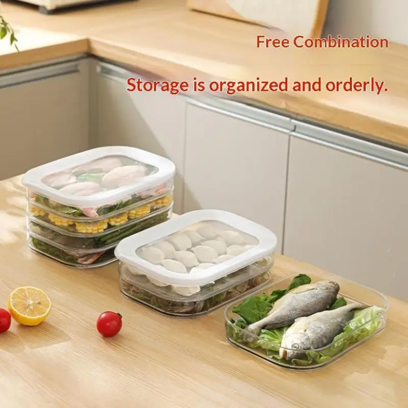 Meal Prep For Cutting - Fleischbehälter für den Kühlschrank, stapelbare Aufbewahrungsbehälter