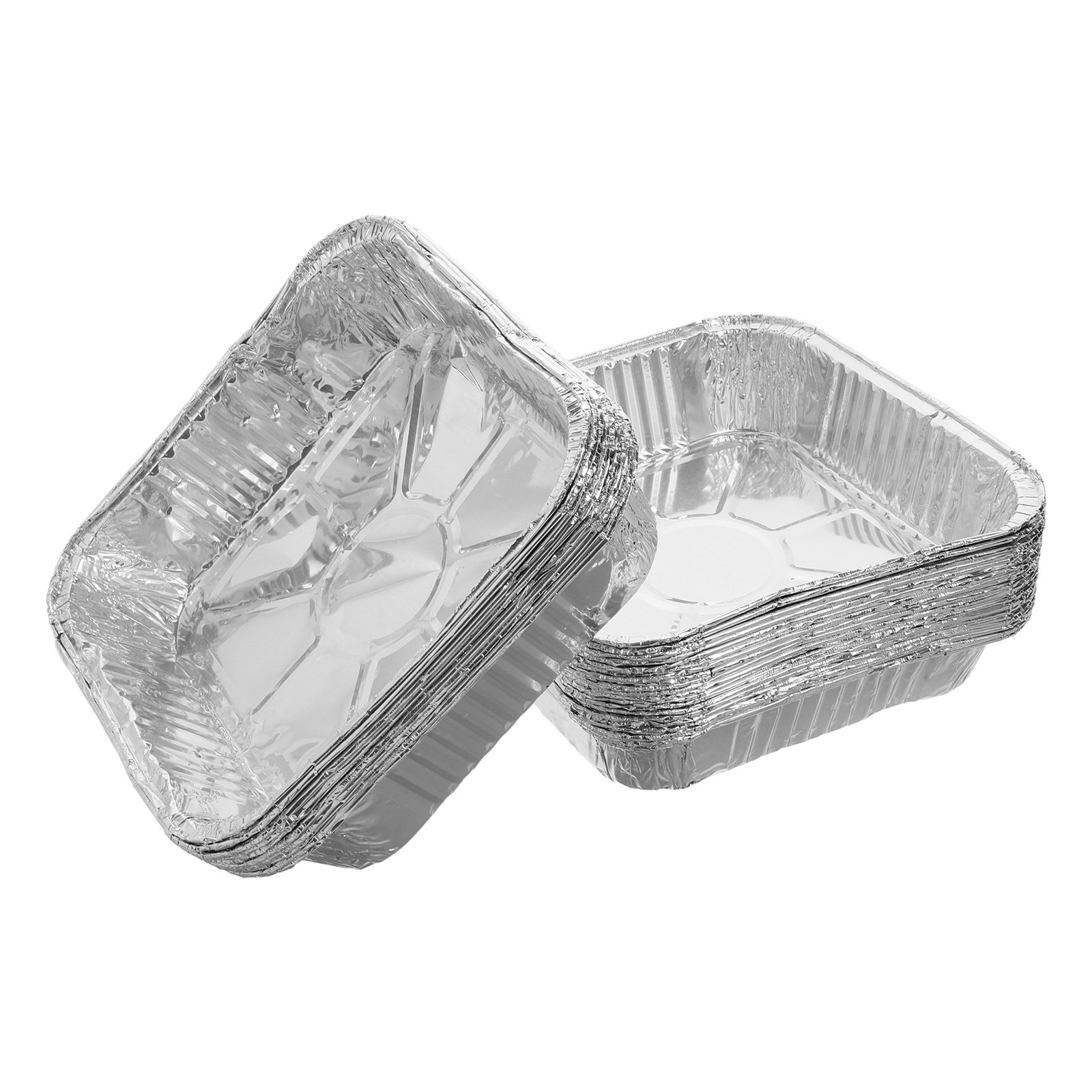 Meal Prep Usa - 30 Stück Aluminium-Einweg-Backformen, tiefe Ofenbleche für