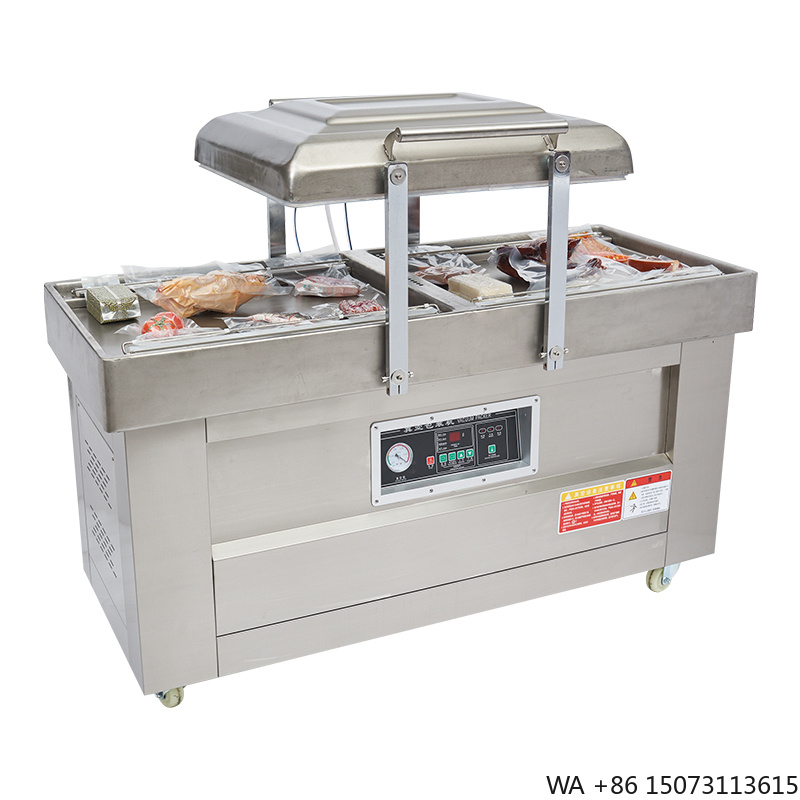 Meal Prep Usa - Halbautomatische Doppelkammer-Vakuumversiegelungs-Verpackungsmaschine DZ400/2SB Vakuumverpackungsgerät für Folienbeutel