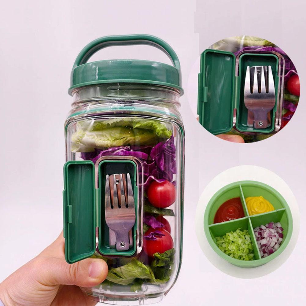 Tragbarer Salatbehälter mit Ga – Meal Prep Containers Bewertung und Preis