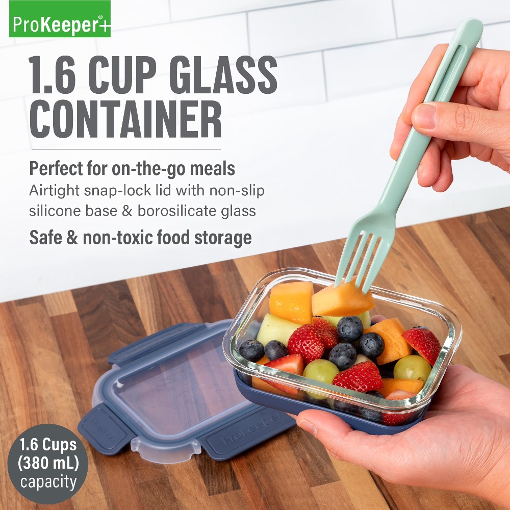 2er-Pack 1,6-Cup Glas-Lebensmi – Meal Prep Containers Bewertung und Preis