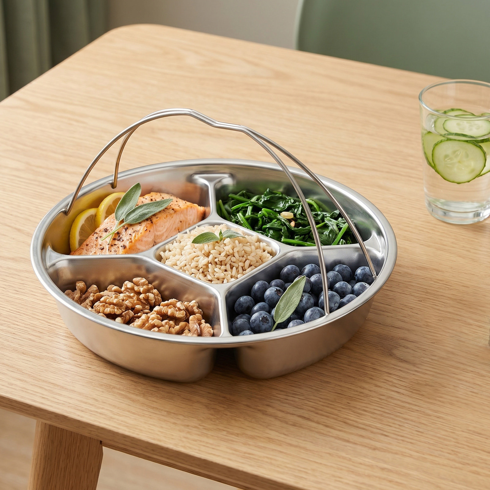 5-teilige Edelstahl-Portionste – Meal Prep For Weight Loss Bewertung und Preis