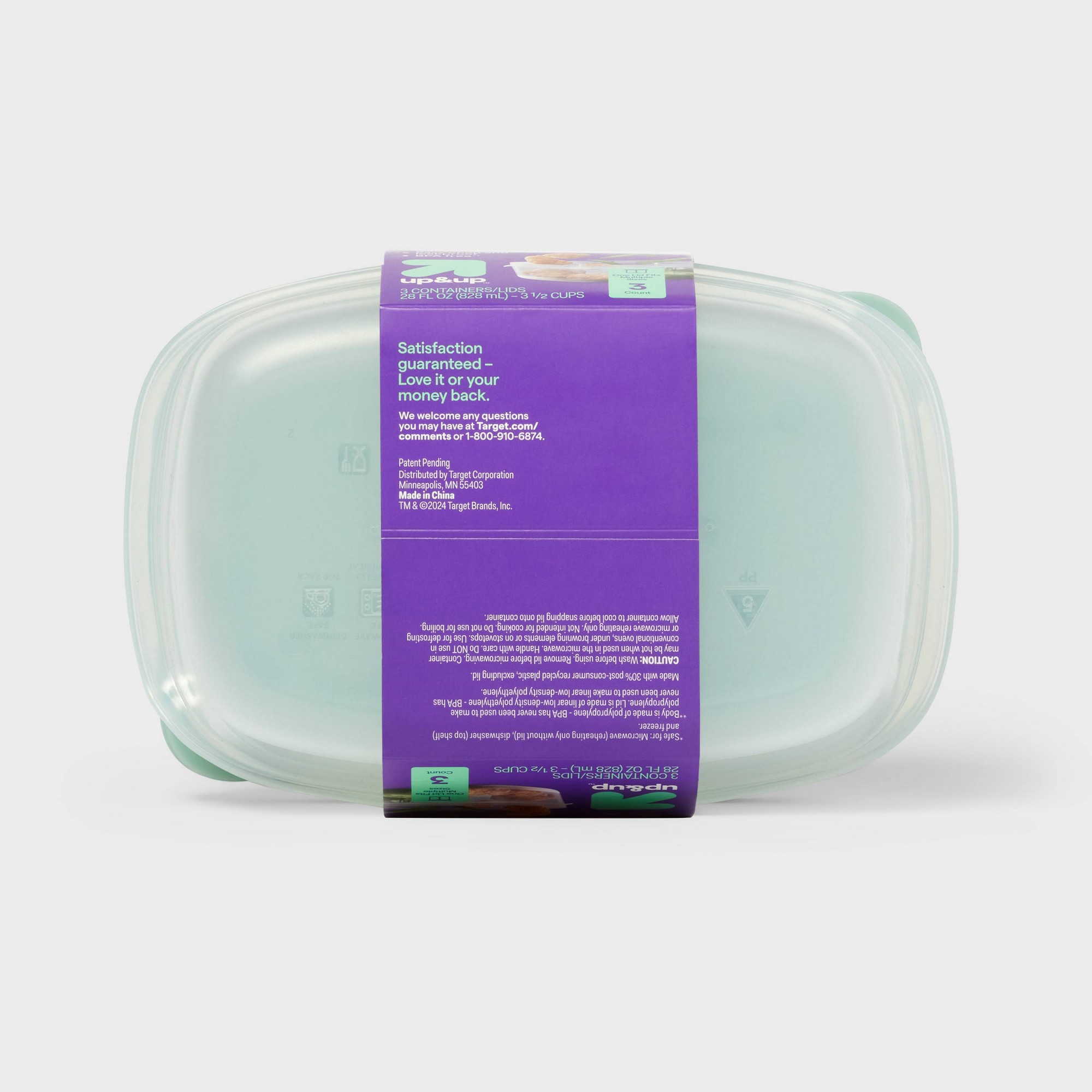 3-teilige durchsichtige Kunsts – Meal Prep Containers Bewertung und Preis