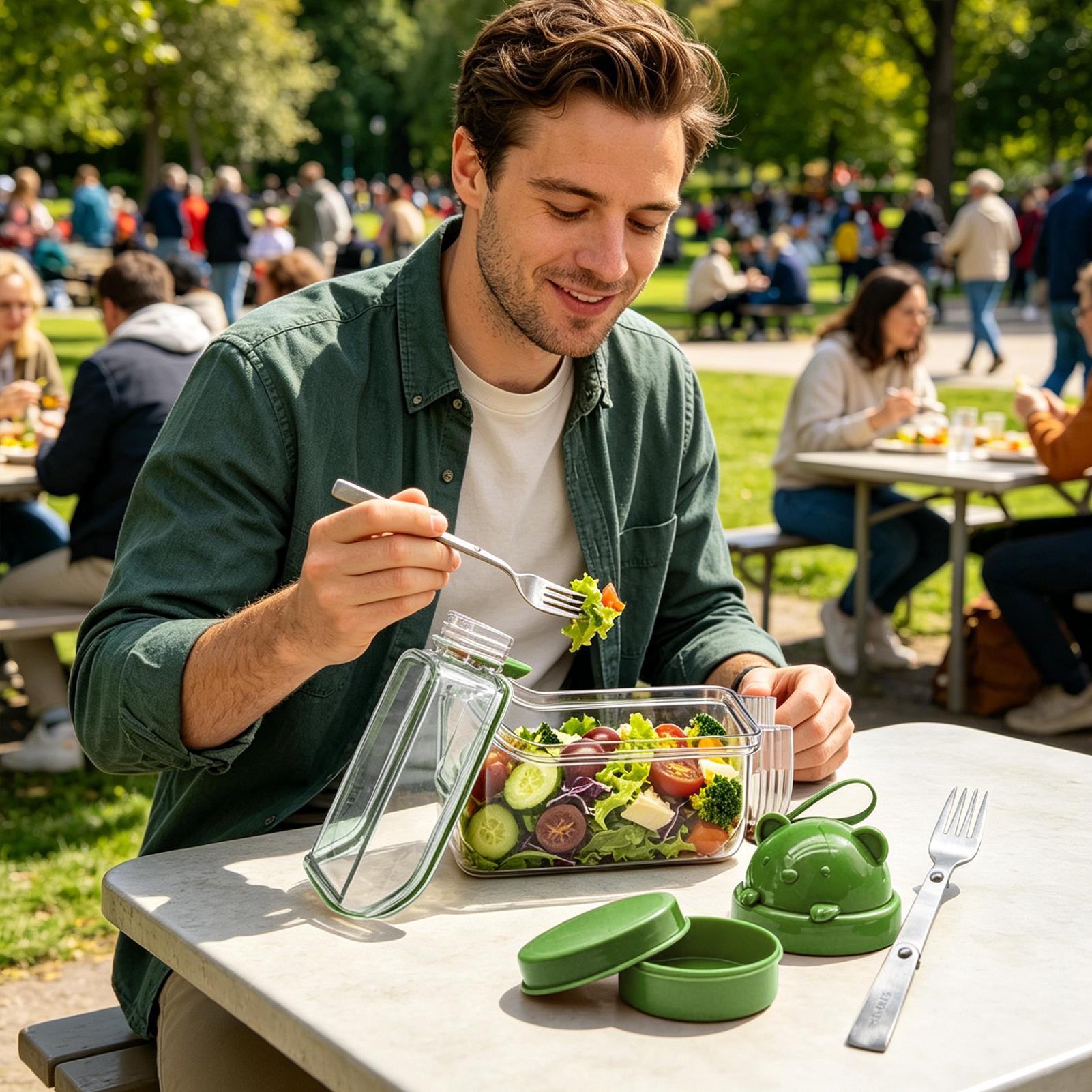 Salatbehälter, transparenter L – Meal Prep Gym Bewertung und Preis