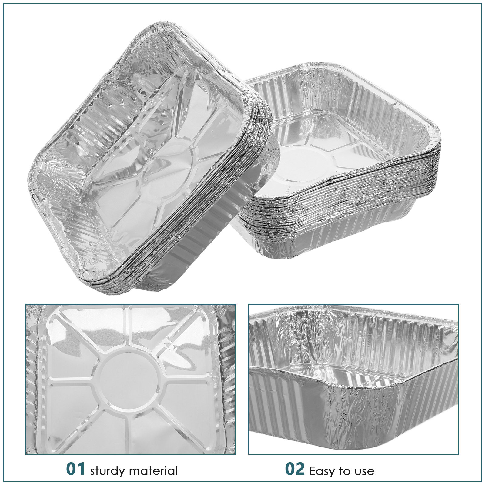 30 Stück Aluminium-Einweg-Back – Meal Prep Usa Bewertung und Preis