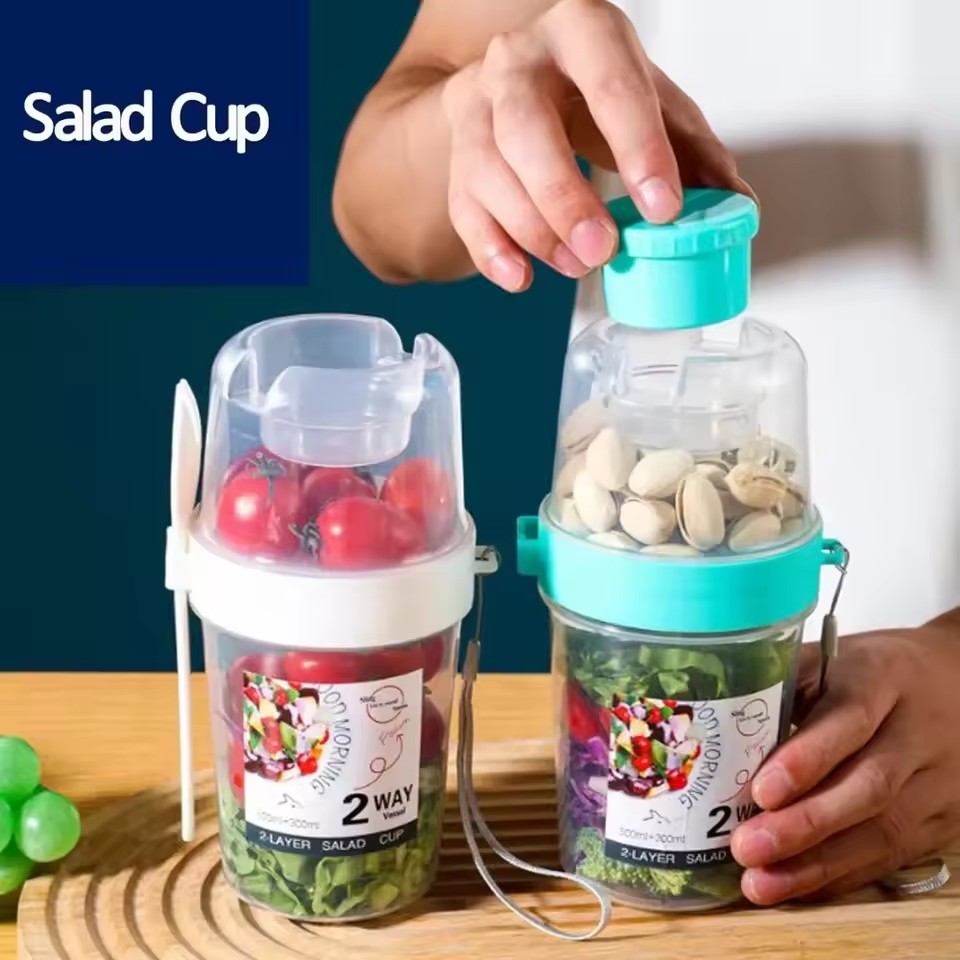Salat-Haferflockenbecher, 500  – Meal Prep Gym Bewertung und Preis