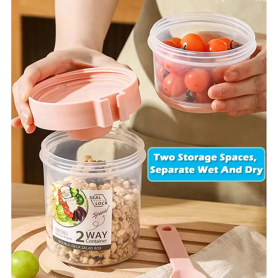 Salat-Haferflockenbecher, 500  – Meal Prep Gym Bewertung und Preis