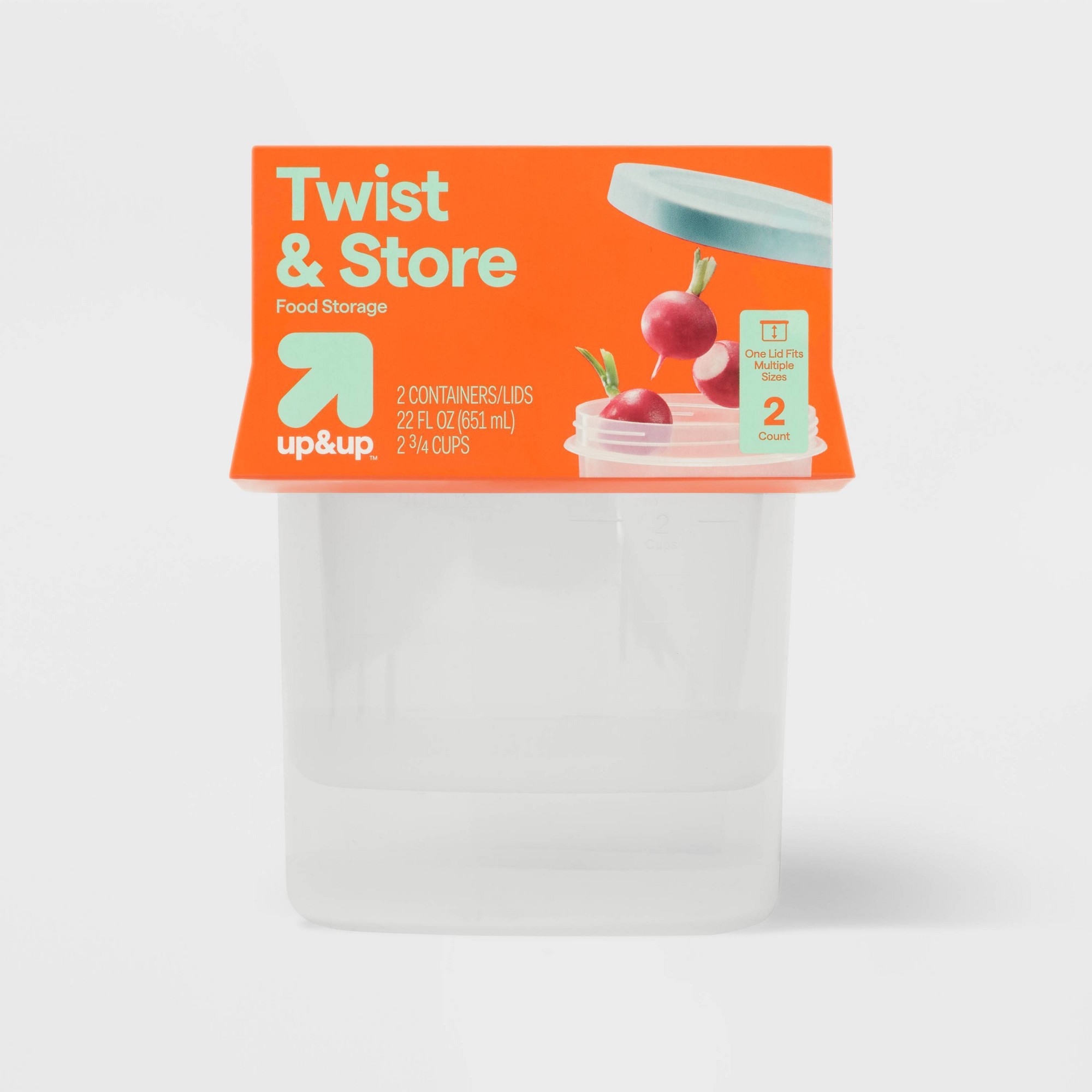 2ct Große Runde Twist-Lebensmi – Meal Prep Containers Bewertung und Preis