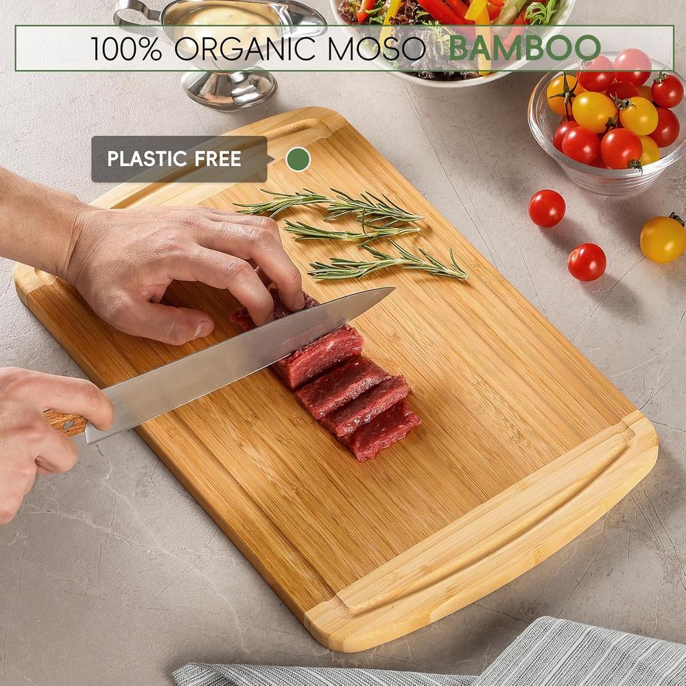 Bio-Bambus-Schneidebrett-Set m – Meal Prep Juice Bewertung und Preis