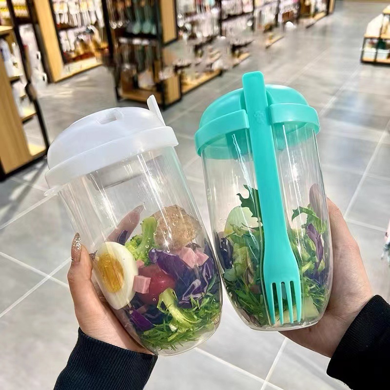 Tragbare Salatschüssel mit Dec – Meal Prep Containers Bewertung und Preis