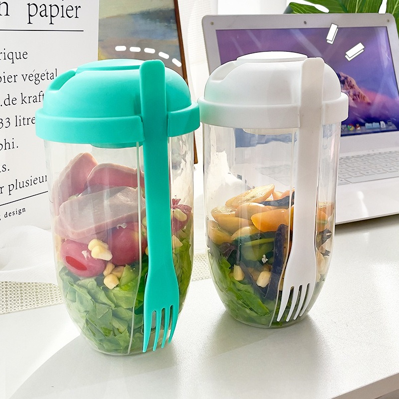 Tragbare Salatschüssel mit Dec – Meal Prep Containers Bewertung und Preis