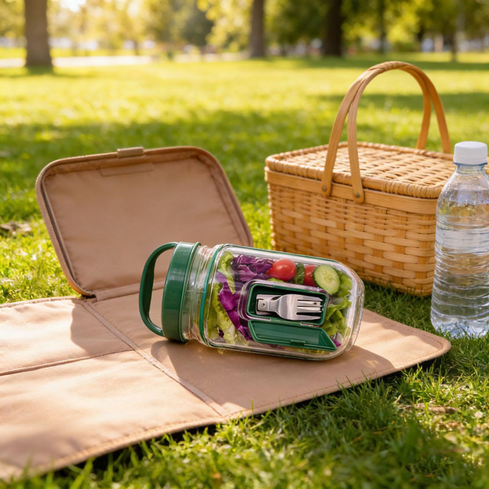 1000ml Auslaufsicherer Salatbe – Meal Prep Gym Bewertung und Preis