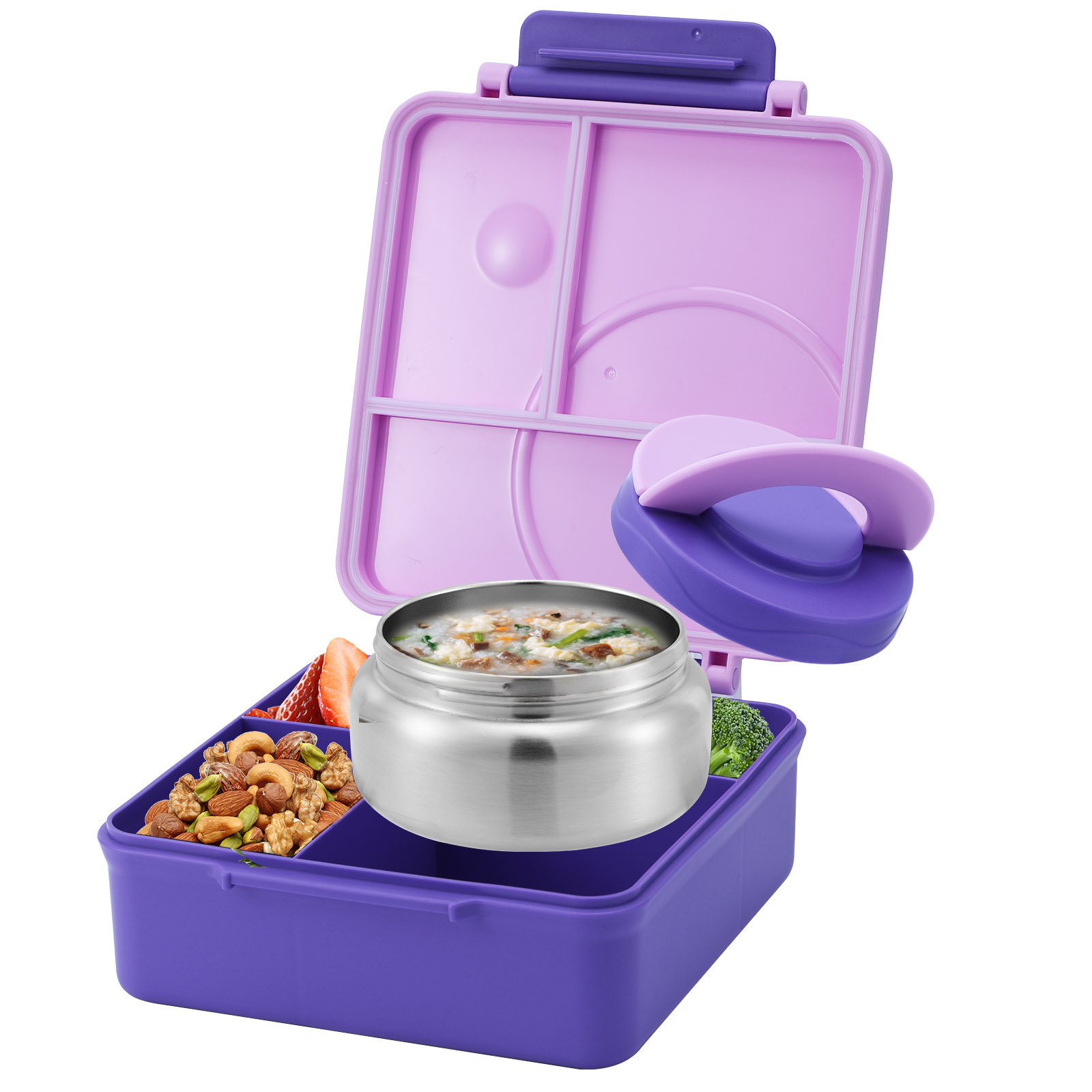 Lunchbox mit vier Gittern und  – Meal Prep Soup Bewertung und Preis
