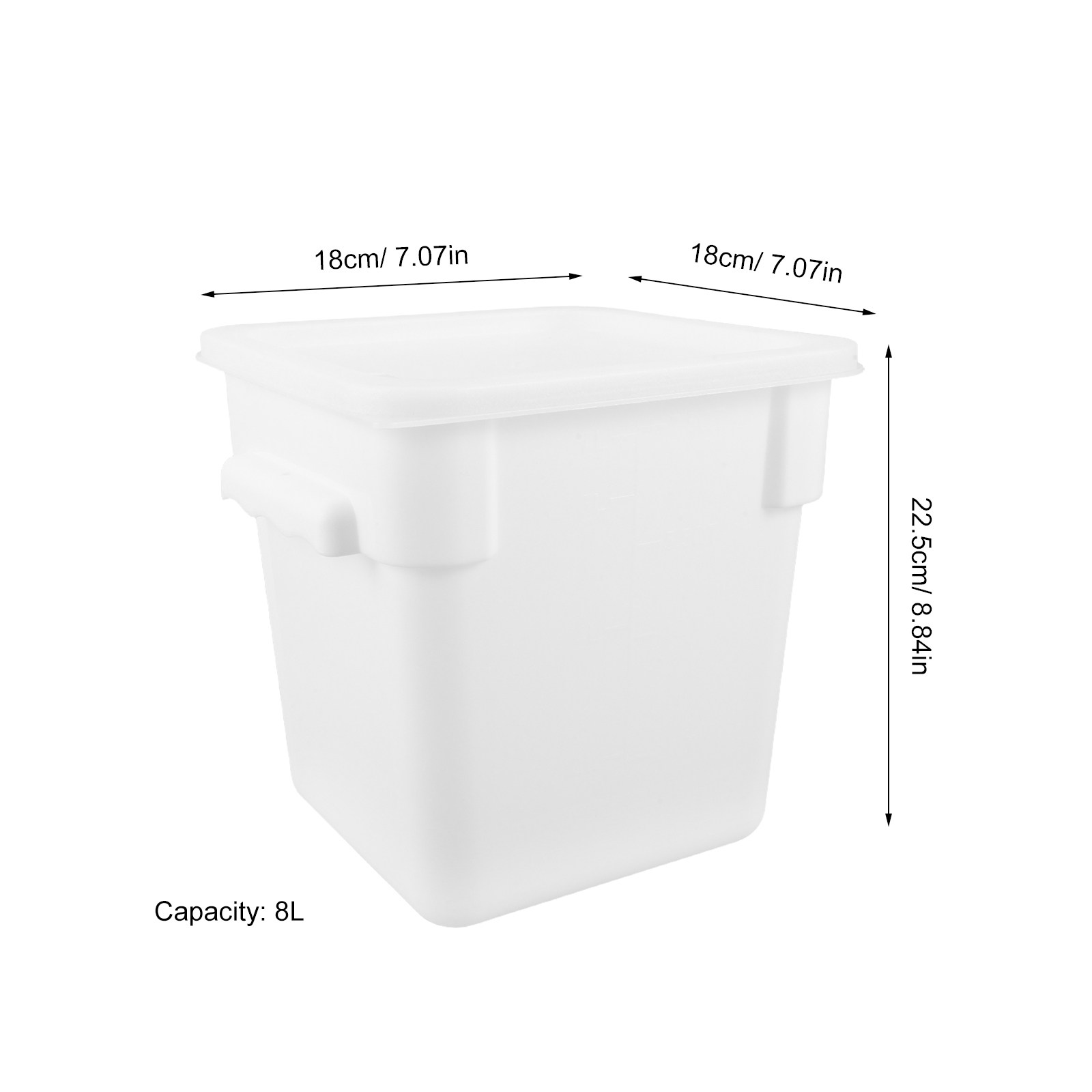 8L Großer Quadratischer Aufbew – Meal Prep Usa Bewertung und Preis