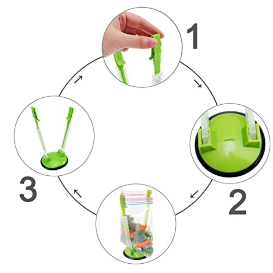 Baggy Rack Holder für Lebensmi – Meal Prep Ziplock Bewertung und Preis