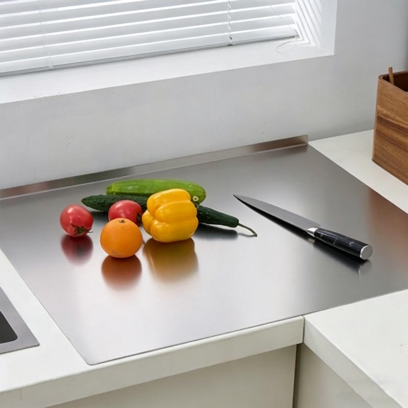 Edelstahl-Schneidebrett, spülm – Meal Prep Usa Bewertung und Preis