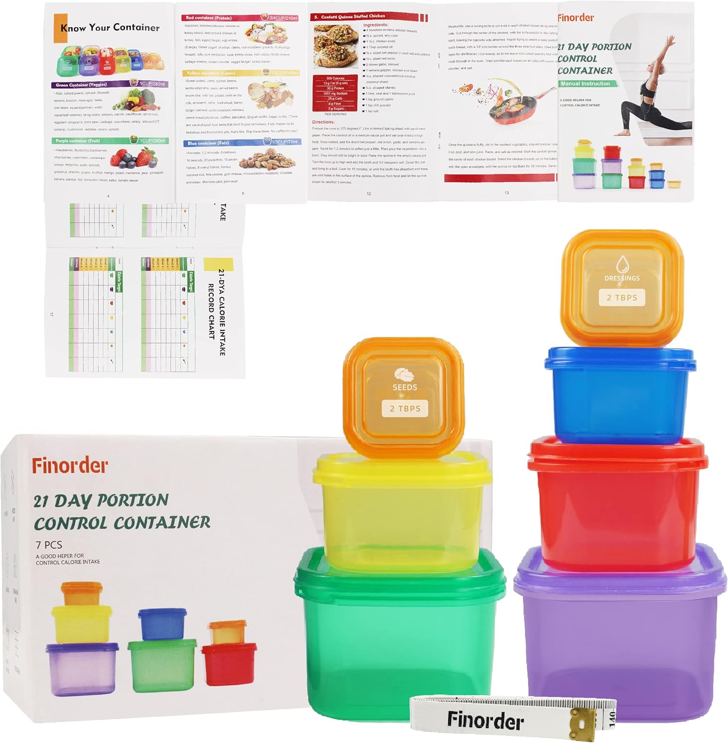 7-teiliges Container-Set zur S – Meal Prep For A Day Bewertung und Preis